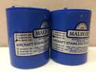 2 ROLLS of .025 MALIN AVIATION S/S AIRCRAFT SAFETY WIRE 1lb ea. roll w/ certs