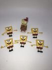 Lot of  6 Spongebob Squarepants Figures Toys