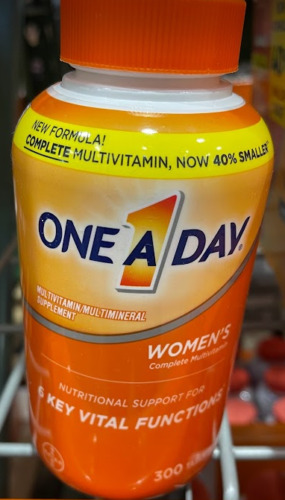 One A Day Women's Complete Multivitamin Supplement, 300 Tablets, Exp: 12/2024