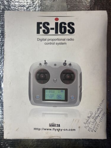 FLYSKY FS-i6S NEW TRANSMITTER W/Batteries & USB cord, NEEDS RECEIVER to Complete