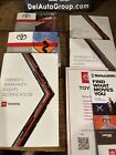 2021 TOYOTA TACOMA OWNERS MANUAL SET WITH NAVIGATION GUIDE AND CASE OEM