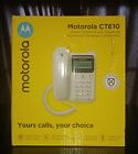 Motorola CT610 Corded Telephone Answering Machine Caller ID LARGE Numbers Phone