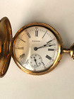 Antique 14k Yellow Gold American Waltham 15 Jewels Pocket Watch 52.4 gm gross wt
