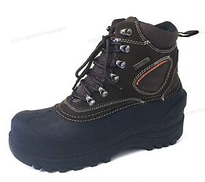 Brand New Mens Winter Boots Snow Leather Thermolite Waterproof Hiking Shoes Size