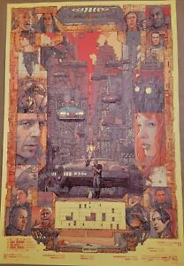 The Fifth Element by Krzysztof Domaradzki Red Sky Variant Screen Print Poster