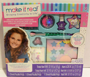 Make It Real - Deluxe Unicorn Makeover - Kids Makeup Set for Girls - NEW