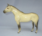Vintage Horse Figurine Unknown Porcelain heavy Dapple Grey TB copy Beswick TLC