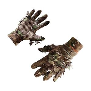 3D Leafy Camo Gloves, Lightweight, Mossy Oak and REALTREE Camo
