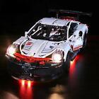 New LED Light Kit for Porsche 911 RSR Model Lego 42096 USB Power