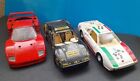 3×Burago 1:24 Ferrari: 1984 GTO ,308 GTB,1987 F40 .SPARES ,REPAIR or DIORAMA