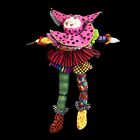 New ListingOOAK Handmade Elaborate Colorful Fabric Art Whimsical Jester Doll 20