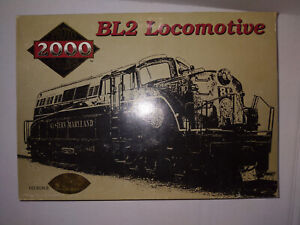 Proto 2000 Western Maryland BL2 locomotive 8697 HO vintage NEVER RUN.