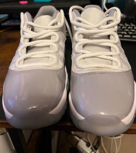 Size 11.5-Air Jordan 11 Retro Low Cement Grey