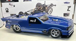 LOSI 22 DRAG TRUCK 1/10 Scale CHEVY S-10”TWIN TURBO CUSTOM”1 Of 1 Made