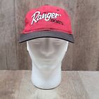 VINTAGE 90s Ranger Boats Snapback Hat Cap Embroidered Adult Mens Red Black Kudzu