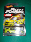 Hot Wheels Fast & Furious 2 Fast 2 Furious Green Mitsubishi Lancer 3/6 1:64