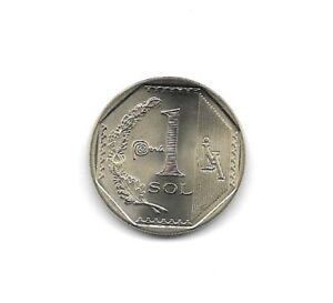 Peru Coin 1 Sol , Currency 2021 , UNC