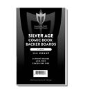 100 Max Pro Silver Age /Era Comic Book Acid Free Backing Boards white backers