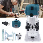 New Listing800W Compact Router Wood Palm Router Tool Kit Hand Trimmer DIY 6-speed ✨!