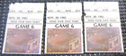 Lot of 3 - LSU Vs Florida State Football Game-Nov. 20, 1982 Ticket Stubs (Sp)