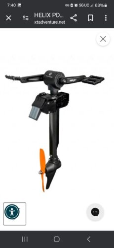 Helix pedal drive for Recon 120 Kayak with rudder