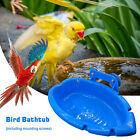 Bird Bath for Cage- Small Tub Bowl for Hang Inside Cage Birdbath Shower