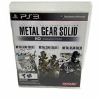 Metal Gear Solid HD Collection, #2,#3,Peace Walker (PS3 /Playstation 3) CIB