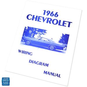 1966 Chevrolet Impala Caprice Bel Air Wiring Diagram Manual Brochure Each (For: 1966 Impala)