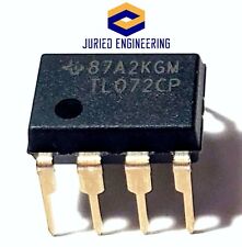 10PCS TL072CP TL072 Low Noise JFET Dual Op-Amp DIP-8 New IC