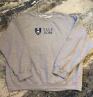 Yale University Sweatshirt, Size X-Large, Grey With Blue Logo