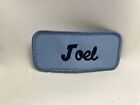 JOEL   USED EMBROIDERED VINTAGE SEW ON NAME PATCH TAG ASSORTED COLORS