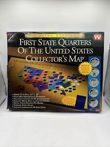 First State Quarters Of The U.S. Collector's Map 1999-2008 Limited Edition