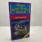 New ListingDisneys Sing Along Songs - Peter Pan: You Can Fly VHS 1st Edition RARE