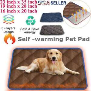 5-Layers Thermal Pet Mat - Self Warming Heating Hot Pad for Pets Cat and Dog Bed