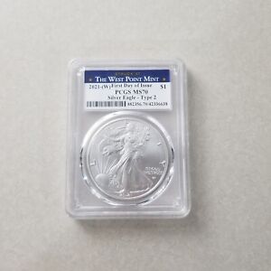 New Listing2021 (W) Silver Eagle $1 Type 2 - PCGS MS70 - First Day of Issue