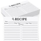 70 Count Recipe Cards Recipe Cards 4X6 White 4X6 Recipe Cards Double Sided Bl