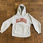 Vintage 80s Champion Reverse Weave Warm Up Illinois Pullover Drawstring Hoodie