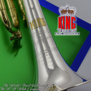 Vintage King H. N. White Super 20 Symphony Silversonic Trumpet Super Duper