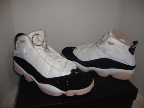 NIB Men's Nike 322992-112 Jordan 6 Rings Basketball Shoe Sneaker Size 11 - Stone