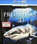 Ocean Predators 3D &  Blu-ray Disc,New! Widescreen,DTS HD Sound