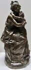 MADAM VIGEE LEBRUN WITH DAUGHTER JULIE BRONZE M. CHARNY FRANCE ORIGINAL STATUE