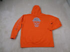Ariat Hoodie Mens Extra Large XLT Orange Gray Rebar Sweatshirt Hooded Work Adult
