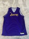 New ListingNike Los Angeles Lakers Player Issue Nba Reversible Practice Jersey Sz XXL 2XL