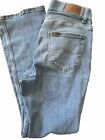 Lee Women's Pull On Jeans Size 10 Petite Slim Fit Bootcut High Rise Light Denim