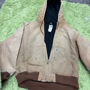 carhartt hooded jacket j140 Large