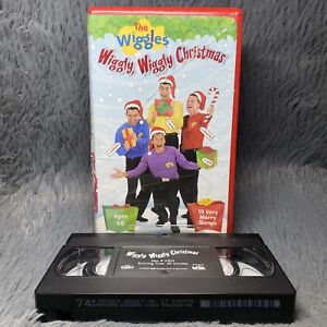 The Wiggles: Wiggly Wiggly Christmas VHS Tape 2000 - 19 Songs Classic Holiday