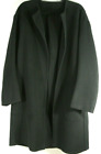 NEW VINCE Reversible Double Face Wool Blend Coat in Black- Size M  #C628