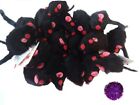 10 Realistic Black Mice Cat Toys with Real Rabbit Fur by Zanies