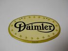Daimler England Metal Car Emblem Badge 1950's Wheaties Cereal