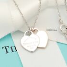 Tiffany & Co. Return to Double Heart Tag Necklace 16.1